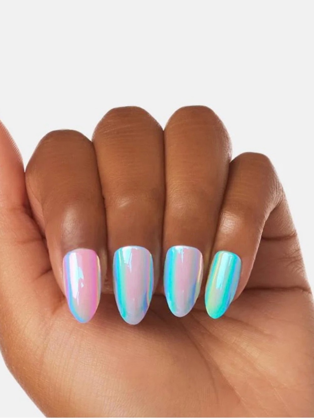 Iridescent Glamnetic Aurora Reusable Press-On Nails *NIB* - Picture 3 of 7